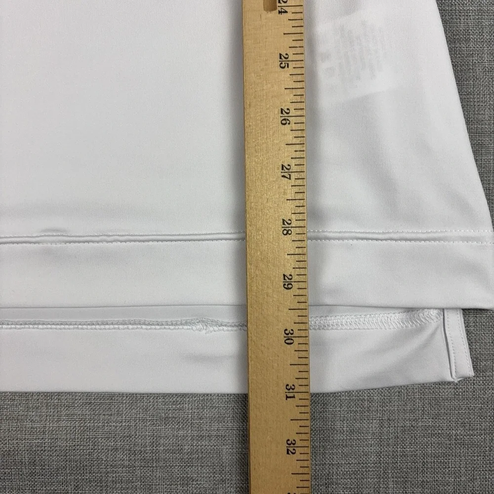 FootJoy Golf Polo Shirt Mens L White ArchKey Solutions Stretch Short Sleeve
